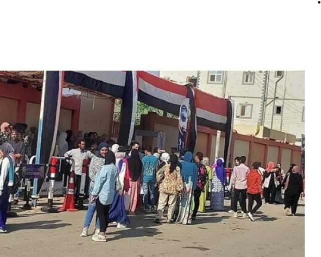 استمرار توافد المواطنين على اللجان الانتخابية في الوادي الجديد