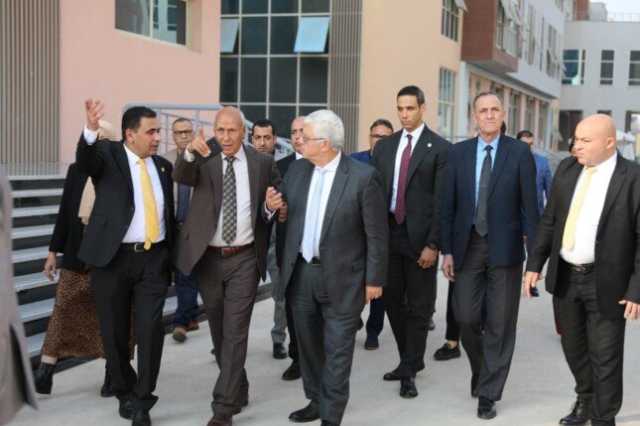 وزير التعليم العالي يتفقد جامعة ساكسوني مصر للعلوم التطبيقية والتكنولوجيا