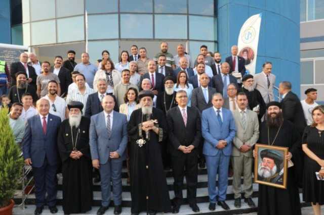 البابا تواضروس ومحافظ الجيزة يفتتحان عددًا من المشروعات الخدمية والاجتماعية