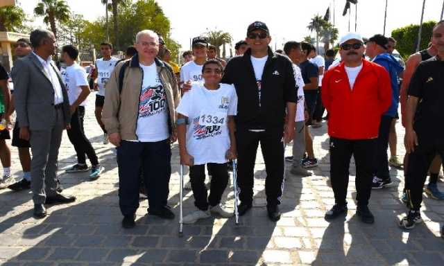 جامعة حلوان تنظم ماراثون «الصحة والاندماج» الحاشد للطلاب والوافدين وذوي الهمم