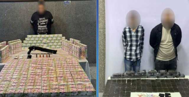 مصر 6 عناصر إجرامية وضبط مخدرات بـ 105 ملايين جنيه في مداهمات أمنية