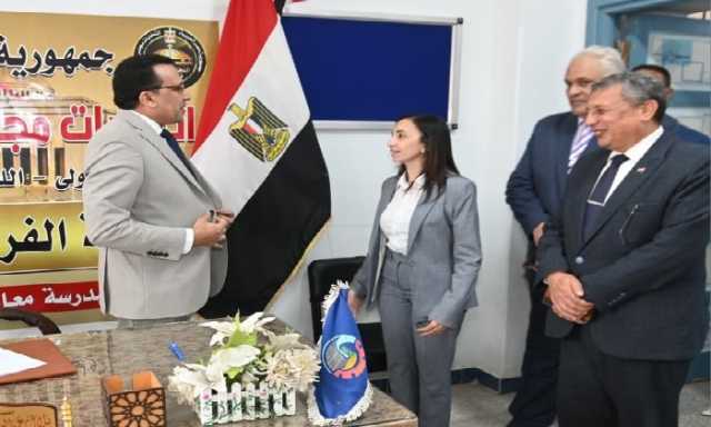 محافظ البحيرة تتفقد عددًا من اللجان الانتخابية بدمنهور لمتابعة سير انتخابات مجلس النواب