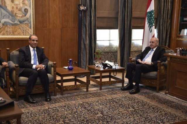 وزير الخارجية يلتقي رئيس مجلس النواب اللبناني في بيروت