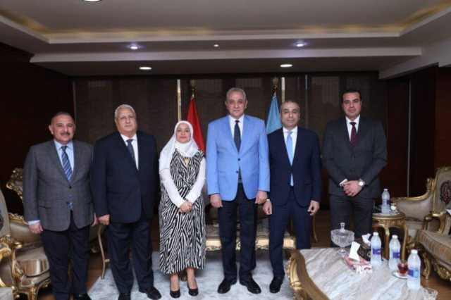 رئيس البنك الزراعي المصري ومحافظ الغربية يستعرضان دعم جهود تحقيق التنمية وتحفيز الاستثمار