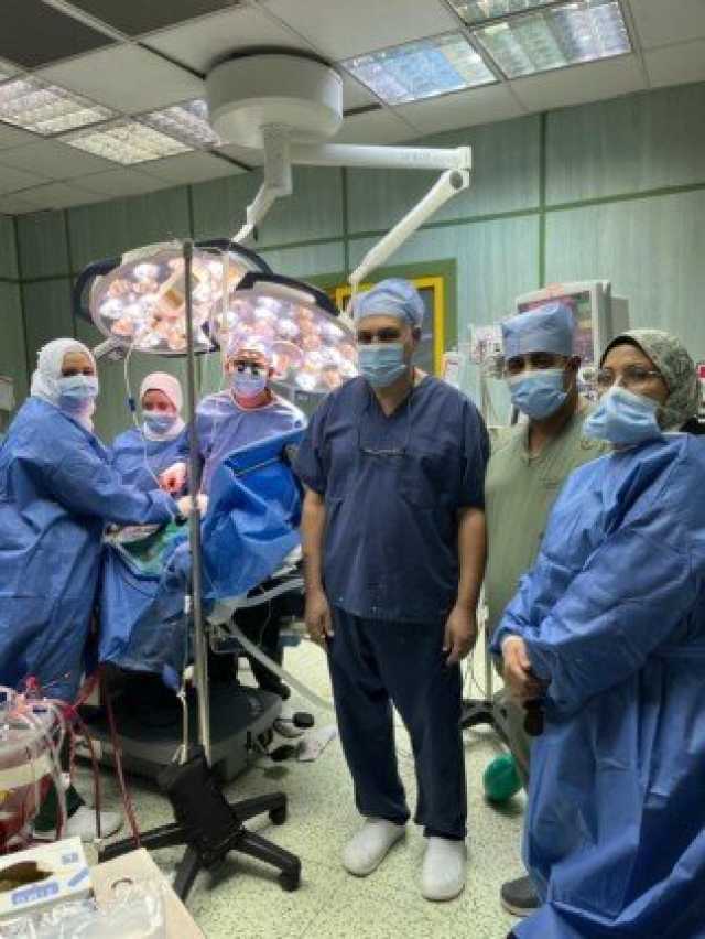 نجاح أول عملية تغيير للصمام الميترالي بتقنية التدخل المحدود داخل بمستشفيات المؤسسة العلاجية