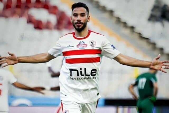 ناصر ماهر يتوج بجائزة أفضل لاعب في مباراة الزمالك وبيراميدز بالسوبر المصري