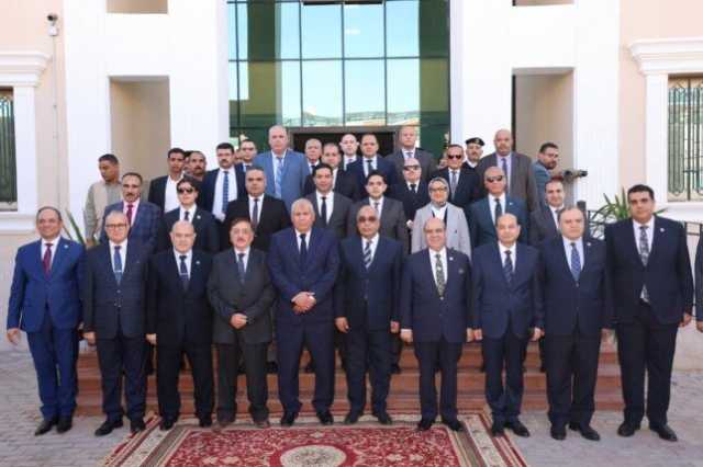 وزير العدل يفتتح مجمع محاكم الوادي الجديد ومقر هيئتي قضايا الدولة والنيابة الإدارية «صور»