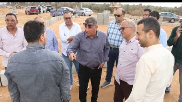 جولة ميدانية لرئيس مدينة السادات لمتابعة تنفيذ المشروعات الحيوية