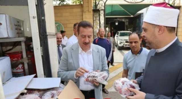 محافظ المنوفية يشهد توزيع دفعة جديدة من صكوك الإطعام