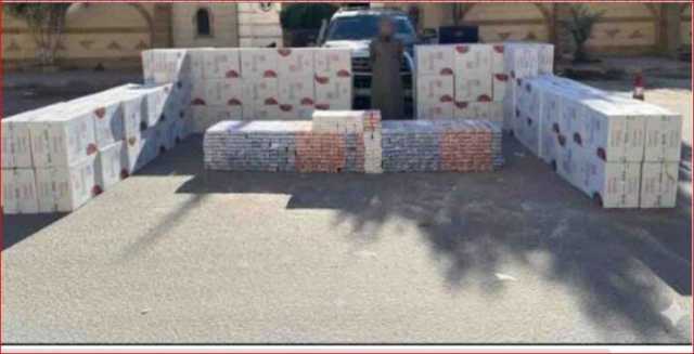 الداخلية تحبط ترويج 87 ألف عبوة سجائر مهربة ومجهولة المصدر