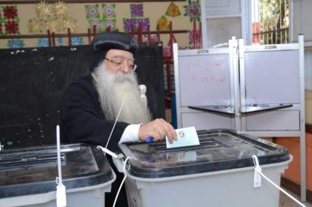 أساقفة الكنيسة يدلون بأصواتهم في المرحلة الأولى من انتخابات مجلس النواب