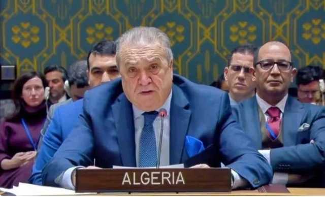 مندوب الجزائر بالأمم المتحدة: السلام الحقيقي بالشرق الأوسط مشروط بضمان العدالة للشعب الفلسطيني