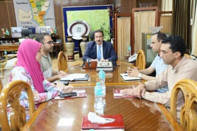 محافظ المنوفية يناقش موقف ملف التصالح علي مخالفات البناء