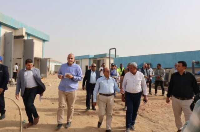 رئيس القابضة لمياه الشرب يتابع مشروعات «حياة كريمة» في المنيا