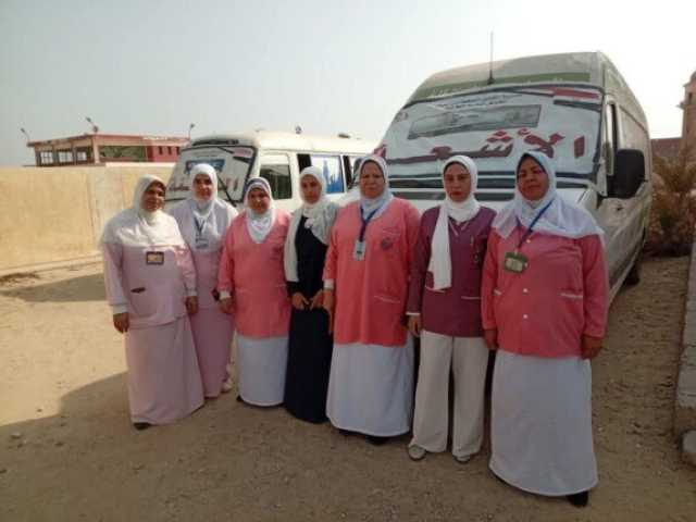 ضمن «حياة كريمة».. 2300 خدمة طبية مجانية لأهالي قرية الأنصار بمحافظة بني سويف