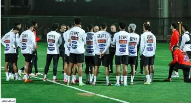 منتخب مصر يواصل تدريباته بمركز المنتخبات الوطنية استعدادا لأمم إفريقيا