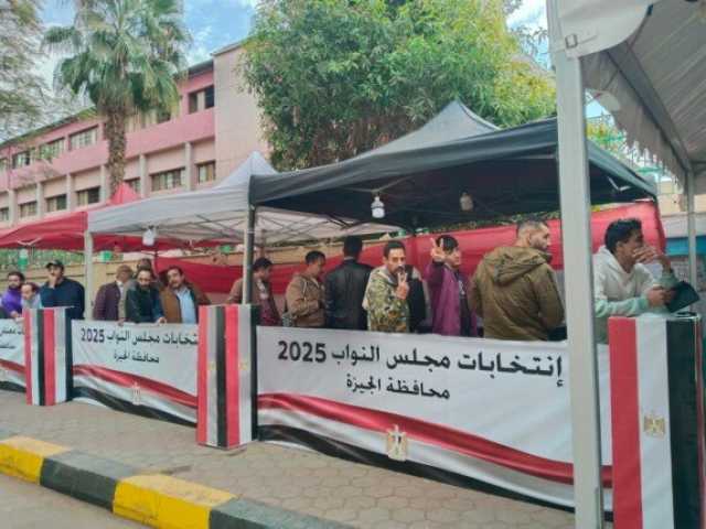 إقبال بلجان بولاق الدكرور للتصويت في انتخابات النواب 2025 بالدوائر الملغاة