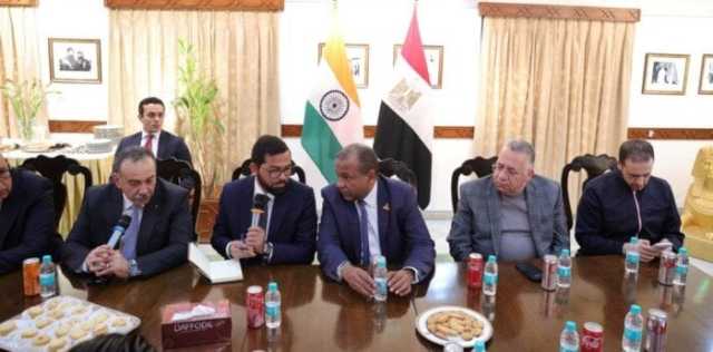 محافظ أسيوط يبحث مع غرفة التجارة الهندية ترتيبات لإقامة منتدى اقتصادي بالمحافظة