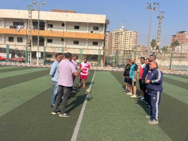 مدير الرياضة بالقليوبية يشهد محطة جديدة من التألق في دوري المصالح الحكومية