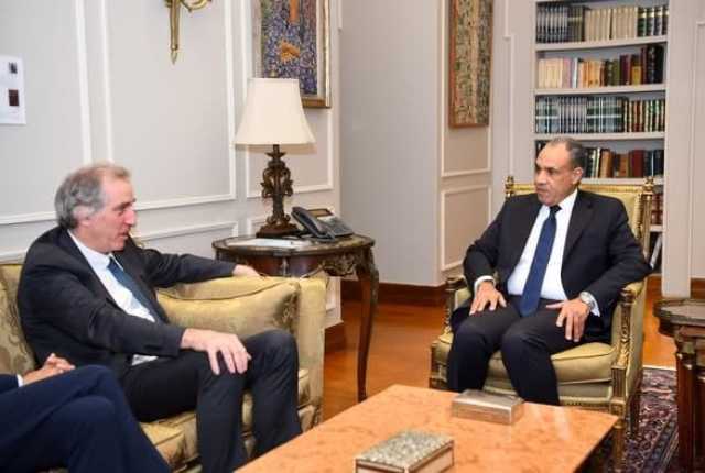 وزير الخارجية يستقبل وفدًا أوروبيًا برئاسة المبعوث الأوروبي الخاص لعملية السلام