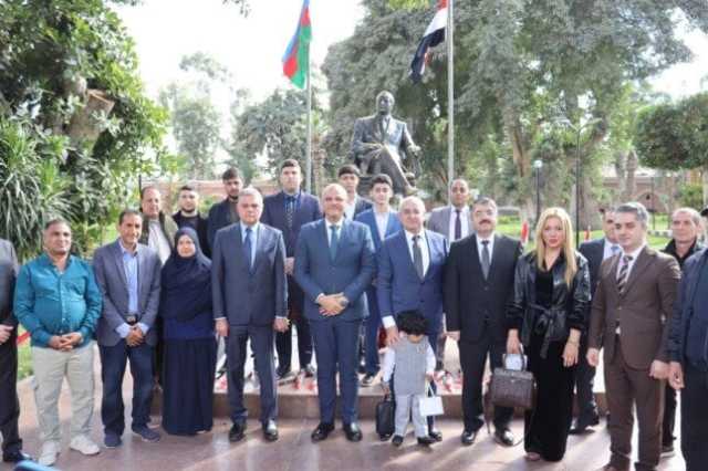 محافظ القليوبية يستقبل سفير أذربيجان في الذكرى الـ 22 لوفاة الزعيم حيدر علييف
