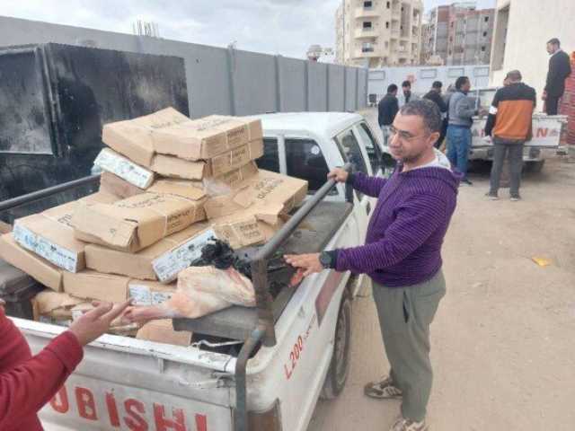 مصادرة 697 كجم لحوم وأسماك فاسدة.. والمحافظ: 'لا تهاون مع المتلاعبين'