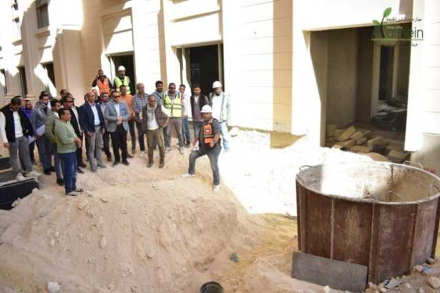 مساعد نائب رئيس هيئة المجتمعات العمرانية يقود جولة لمتابعة طفرة المرافق بالعلمين الجديدة