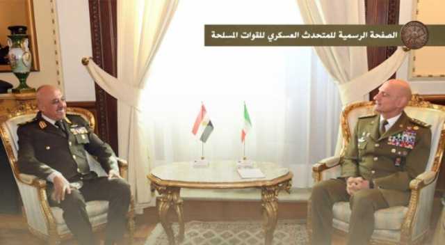 رئيس أركان القوات المسلحة يعود إلى أرض الوطن بعد انتهاء زيارته الرسمية لـ إيطاليا