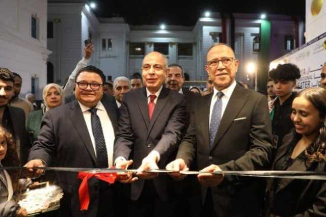 افتتاح مسرح الديوان المُطور بحضور أشرف عبد الباقي وخالد جلال وكوكبة من نجوم المسرح العربي.