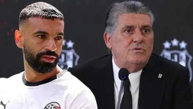 رئيس بشكتاش يعلق على صفقة محمد صلاح ويوجه رسالة لجماهير النادي