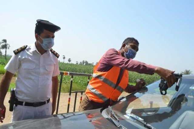 تحرير 886 مخالفة عدم تركيب الملصق الإلكتروني خلال 24 ساعة