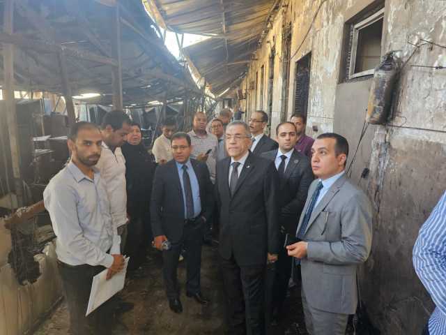 النيابة الإدارية تعاين حريق مبنى وزارة الأوقاف