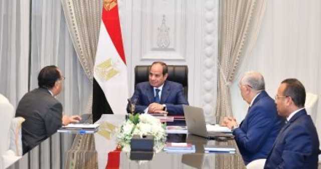 الرئيس السيسي يوجه بمواصلة العمل لحوكمة استخدام الأسمدة وتفعيل نظم الري الحديثة