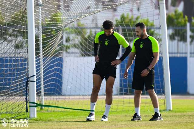 بسبب آلام الظهر.. غياب محمد عواد عن تدريبات الزمالك