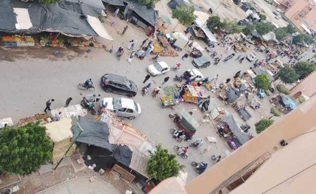 سلطات تامنصورت تشن حملة تحرير الملك العمومي +صور