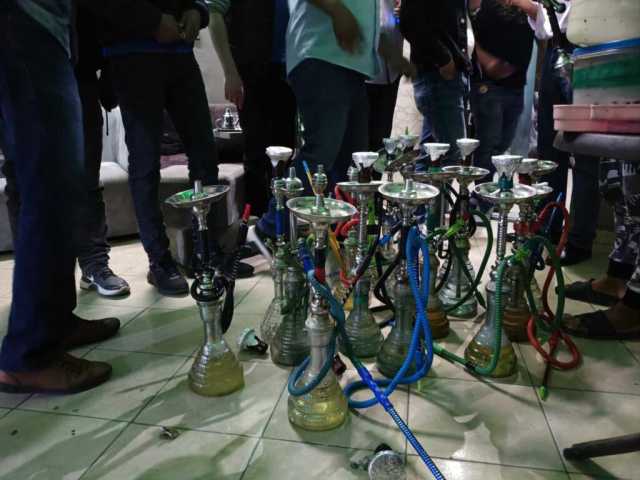 حجز ازيد من 160 نرجيلة في مداهمة السلطات لمقاهي الشيشة بمراكش