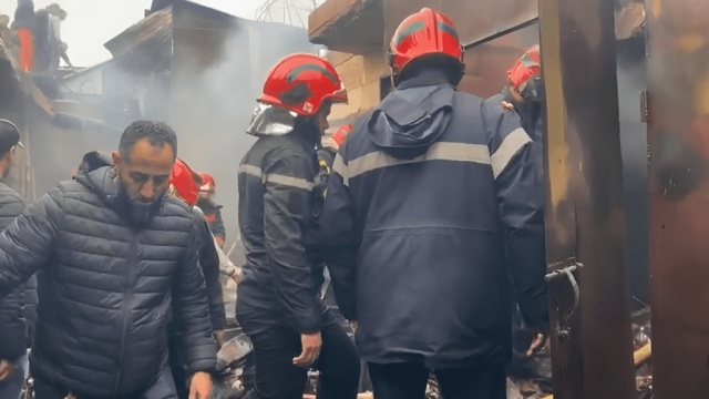 اندلاع حريق داخل “سناك” بمراكش