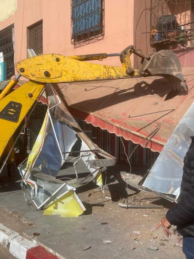 بالصور.. السلطات المحلية باسكجور تشن حملة ضد إحتلال الملك العمومي