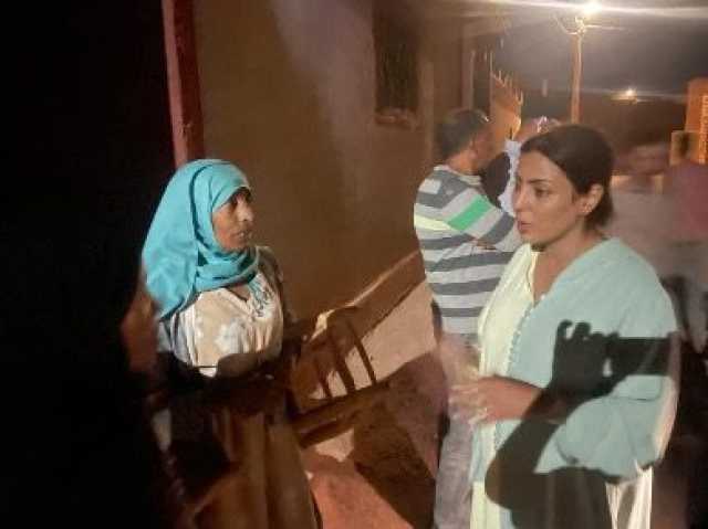 إيمان لماوي تواصل لقاءاتها التفقدية لأحوال واحتياجات ساكنة إقليم ورزازت المتضررة من الزلزال