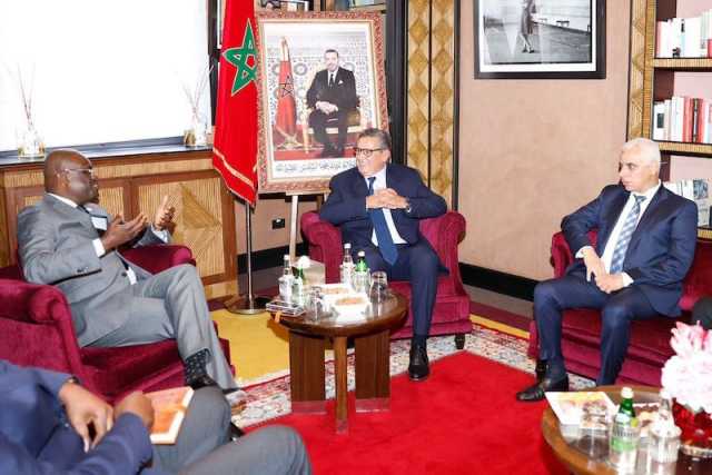 رئيس الحكومة عزيز أخنوش يجري مباحثات مع الدكتور جان كاسيا المدير العام للمراكز الإفريقية لمكافحة الأمراض والوقاية منها بمراكش