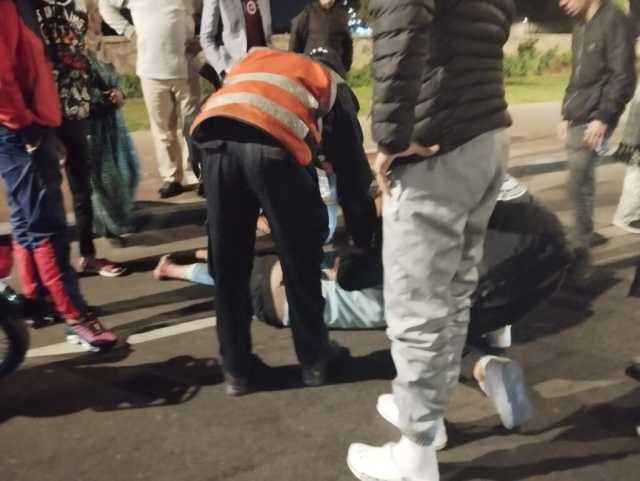 عاجل .. حادثة سير خطيرة ترسل متشرد في حالة حرجة مستعجلات مراكش