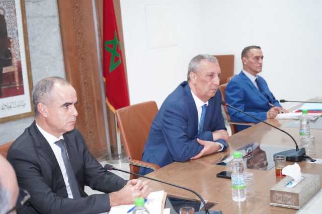 اعادة الإعمار لضحايا الزلزال محور اجتماع الوالي شوراق برجال السلطة