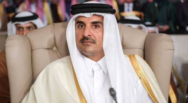 أمير قطر يؤكد على ضرورة فتح ممرات آمنة في غزة