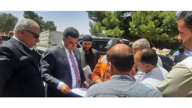 الحنيفات يتفقد مراحل التنفيذ لمشروع المبنى الجديد لمديرية زراعة الطفيلة