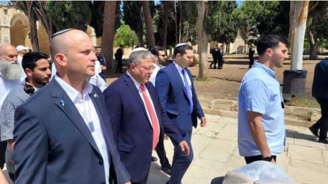وزارة الخارجية تدين باشد العبارات اقتحام بن غفير للمسجد الأقصى