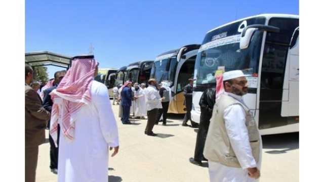 طلائع قوافل حجاج البعثة الأردنية تصل إلى الأردن