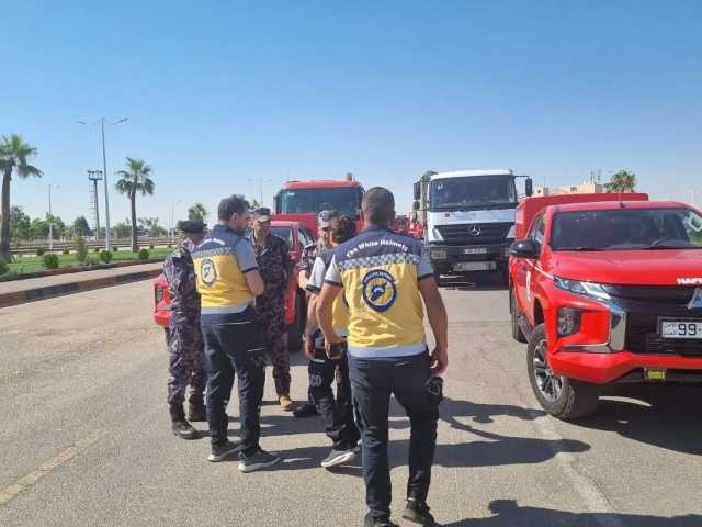 عاجل| الدفاع المدني الأردني يواجه حرائق سوريا بتنسيق مع سوريا وتركيا