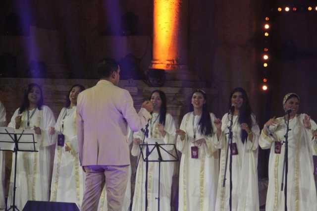 “هارموني” المصرية تتألق على المسرح الشمالي في مهرجان جرش ” فيديو وصور”