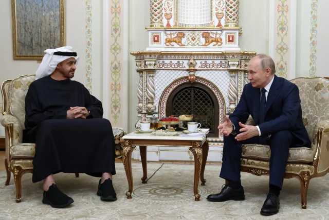 زيارة مرتقبة لمحمد بن زايد إلى روسيا