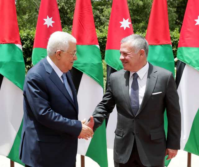 الملك عبد الله والرئيس عباس يناقشان التصعيد الإسرائيلي في غزة والضفة